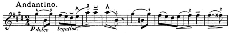 Elgar Chanson de Matin violin part